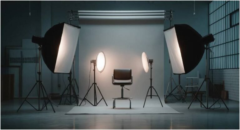 indoor photography setup